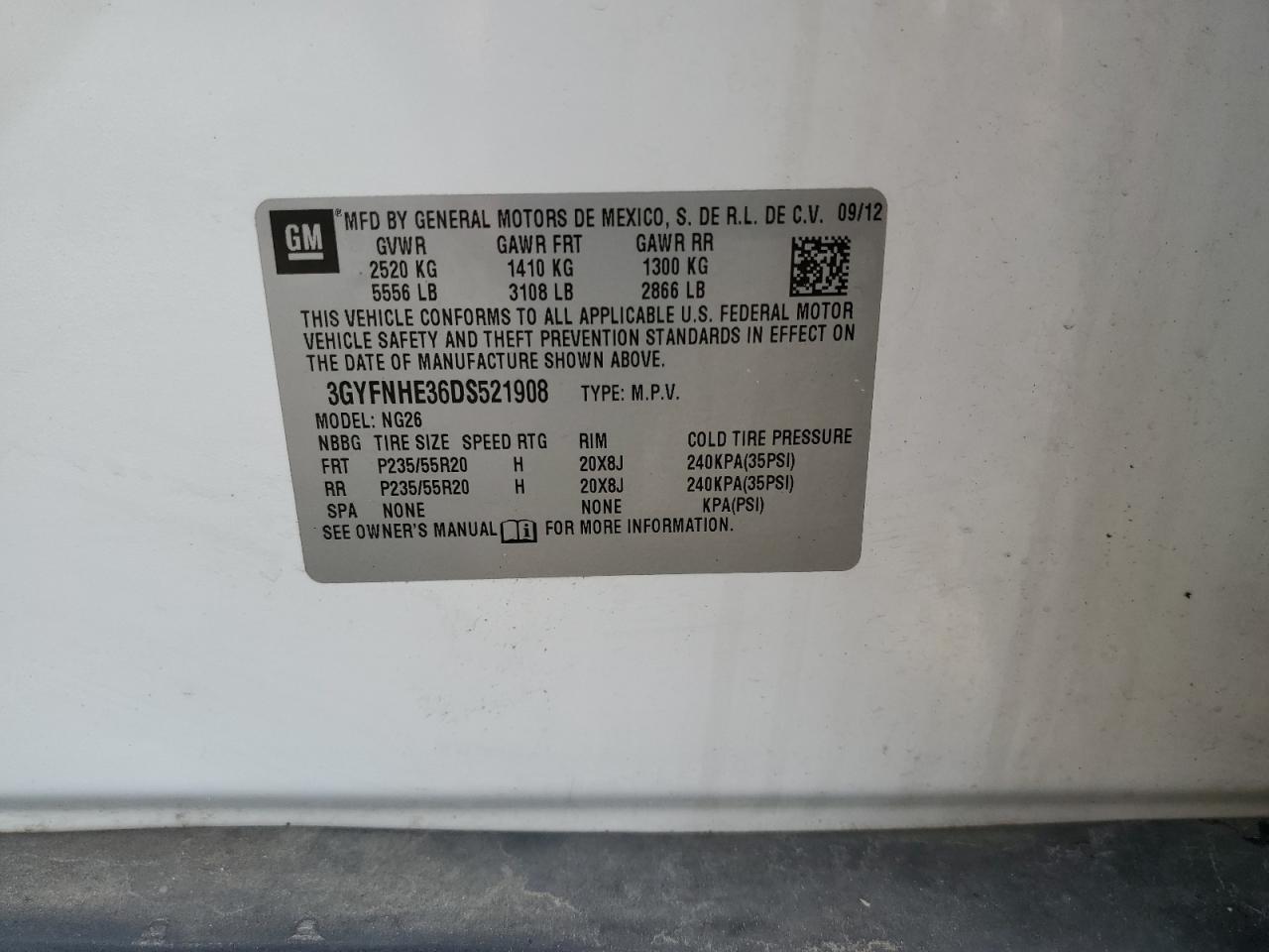 CADILLAC SRX PERFORMANCE COLLECTION