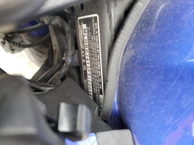 2015 HONDA CBR650 F MLHRC7413F5100046