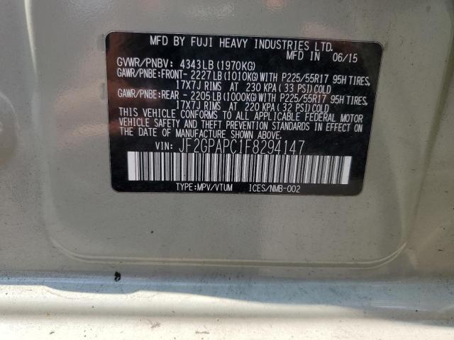 2015 SUBARU XV CROSSTR JF2GPAPC1F8294147