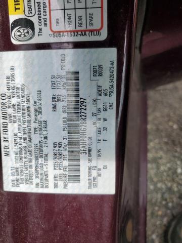 2011 FORD FUSION SE - 3FAHP0HG2BR272297