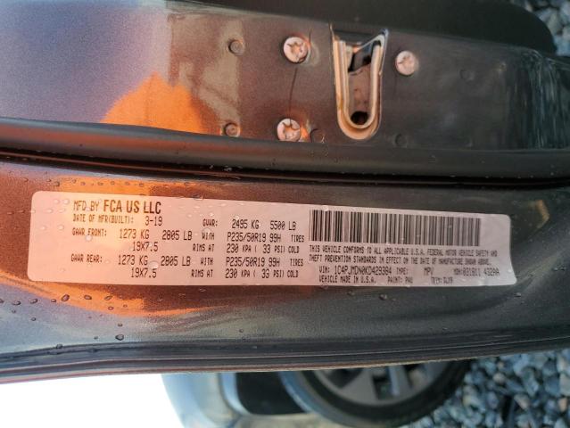 2019 JEEP CHEROKEE L 1C4PJMDN0KD429384