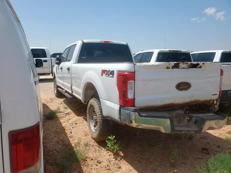 FORD F250 SUPER 2017 white crew pic gas 1FT7W2B62HEF12559 photo #3