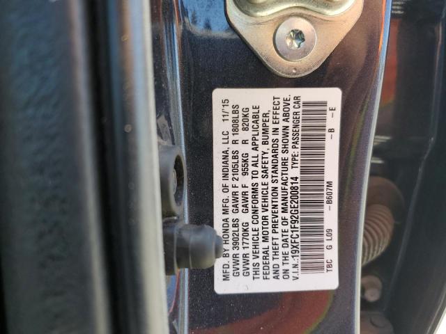 2016 HONDA CIVIC TOUR 19XFC1F92GE200814