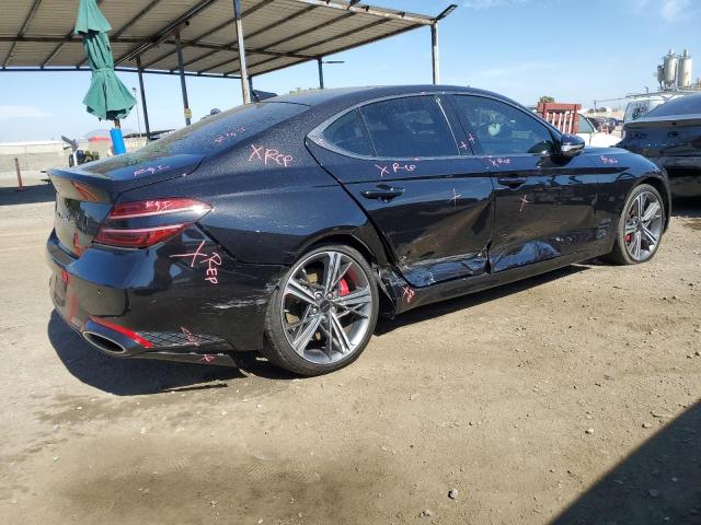 GENESIS G70 BASE 2024 black  gas KMTG34SC6RU137486 photo #4