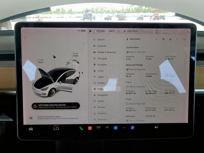 2022 TESLA MODEL 3 5YJ3E1EA3NF120809