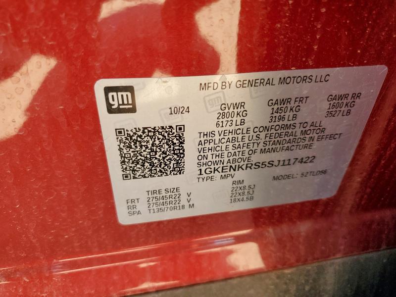 2025 GMC ACADIA ELE 1GKENKRS5SJ117422