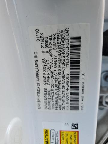 2018 HONDA ACCORD EX 1HGCV1F44JA093679