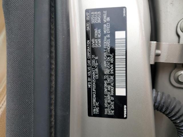 2018 VOLVO S90 T5 MOM LVY982AK2JP020425