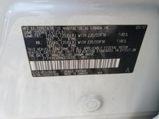 2017 TOYOTA RAV4 LIMIT 2T3YFREV0HW372827