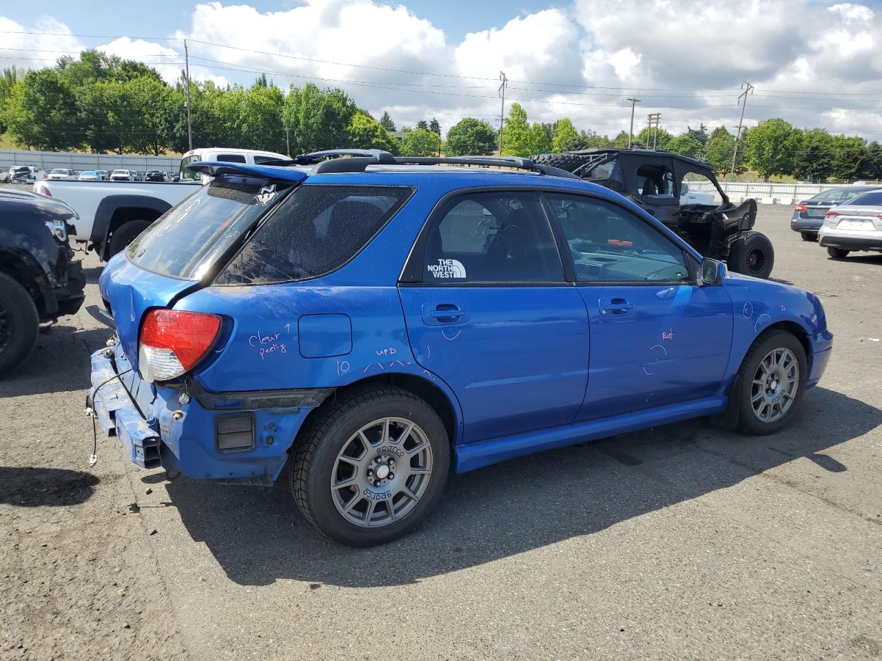 Lot #3206554507 2004 SUBARU IMPREZA WR