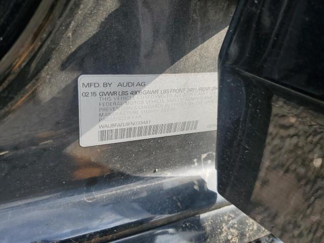 2015 AUDI A4 PREMIUM WAUBFAFL8FN033481