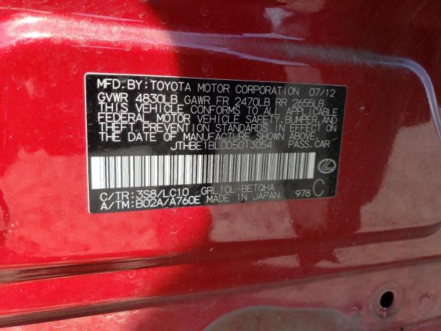 2013 LEXUS GS 350 - JTHBE1BL0D5013054