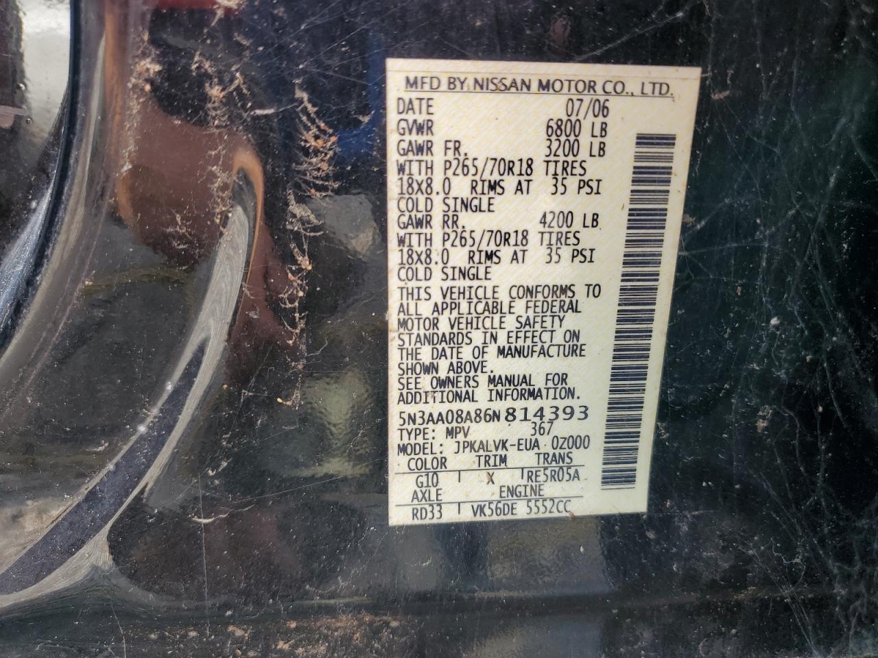 Infiniti Qx56 2006