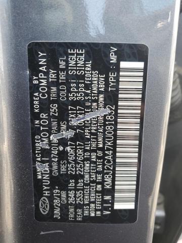 2019 HYUNDAI TUCSON SE KM8J2CA47KU081832