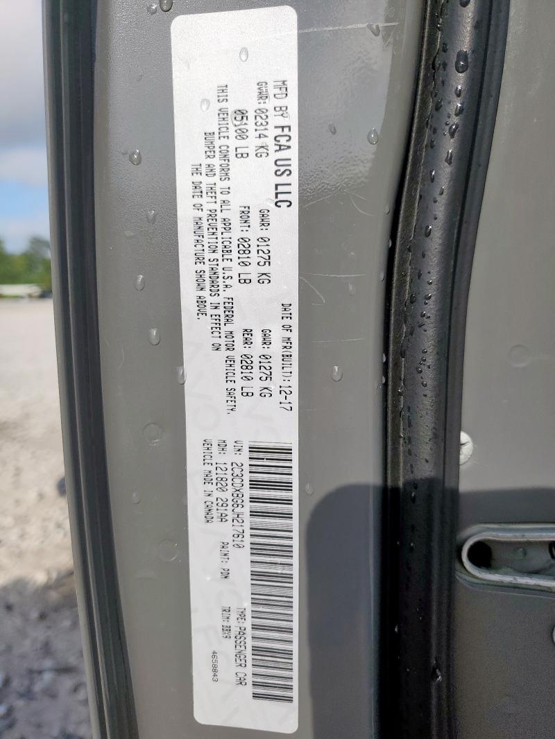2018 DODGE CHARGER SX - 2C3CDXBG6JH217610