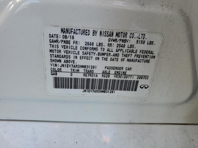2017 INFINITI Q50 PREMIU JN1EV7AR0HM831261