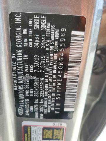 2019 KIA SORENTO SX 5XYPKDA50KG455969