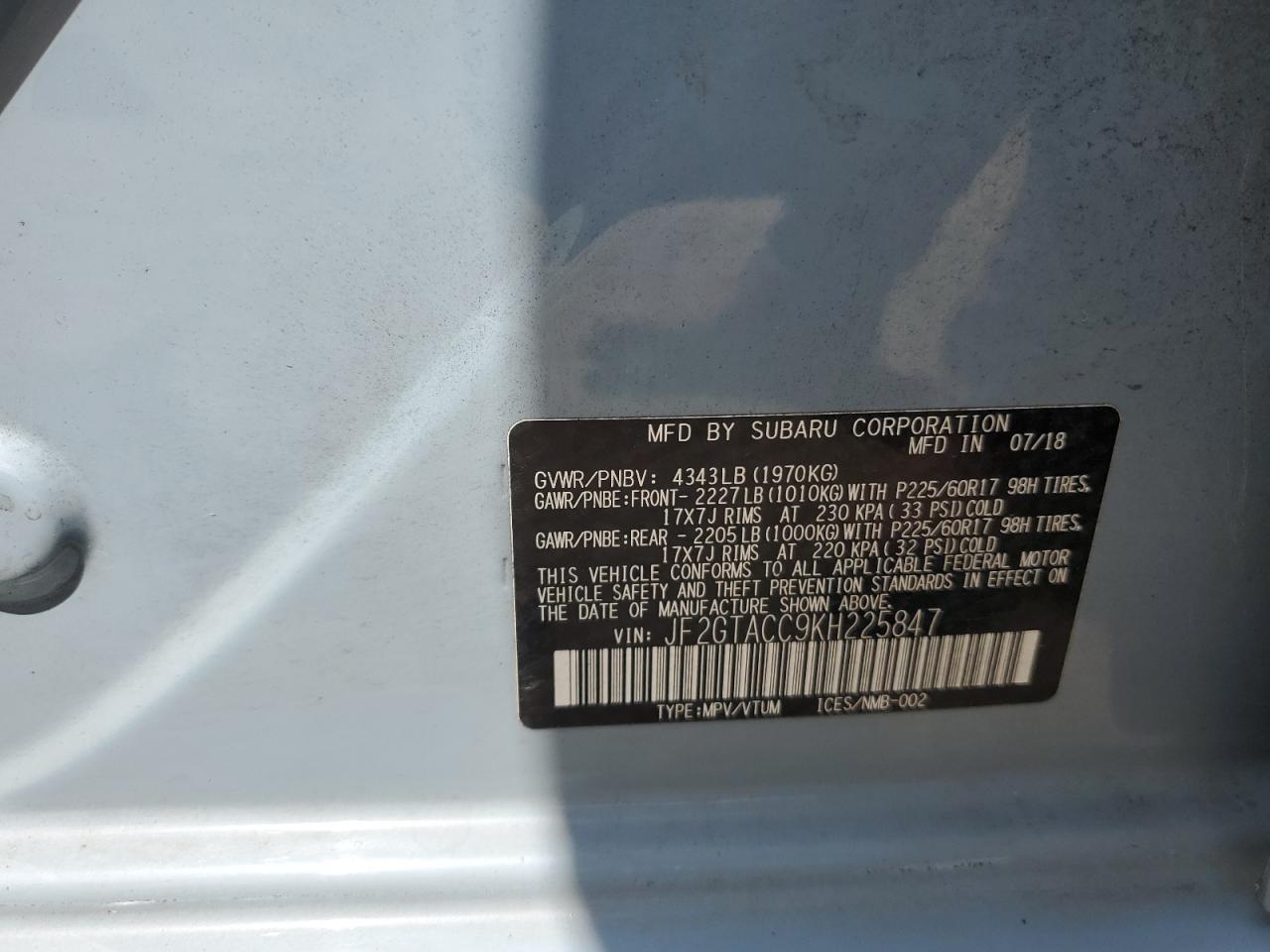 SUBARU CROSSTREK PREMIUM