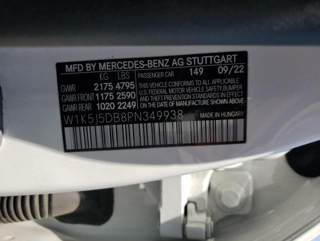 2023 MERCEDES-BENZ CLA 45 AMG W1K5J5DB8PN349938