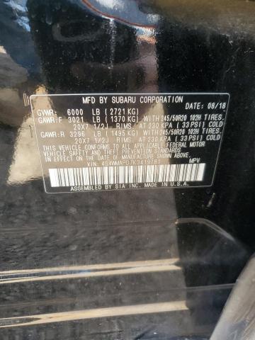 2019 SUBARU ASCENT LIM 4S4WMAPD7K3419781