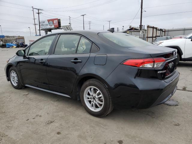 TOYOTA COROLLA LE 2022 black  Hybrid JTDEAMDE1NJ042176 photo #3