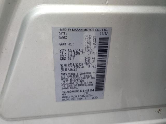 2013 NISSAN PATHFINDER - 5N1AR2MM5DC614884
