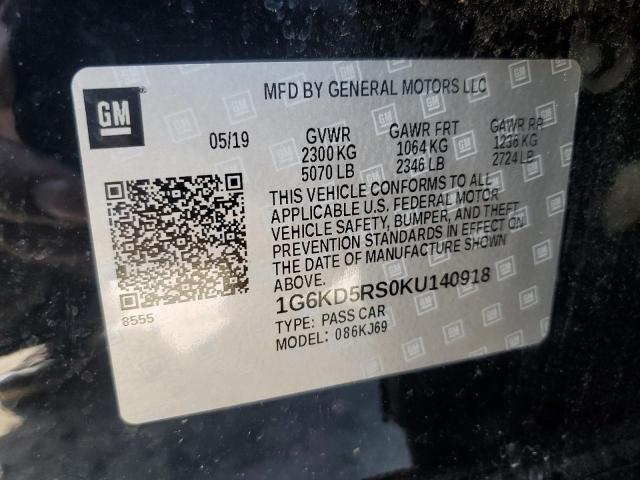 2019 CADILLAC CT6 PREMIU 1G6KD5RS0KU140918