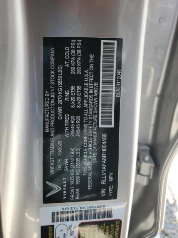 2024 VINFAST VF 8 PLUS - RLLV1AFA8RH004486