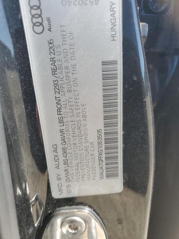 2016 AUDI A3 PREMIUM WAUA7GFFXG1053505