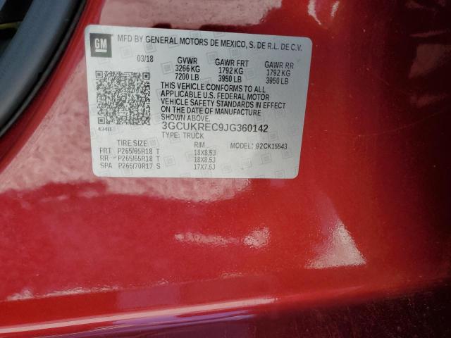 2018 CHEVROLET SILVERADO - 3GCUKREC9JG360142