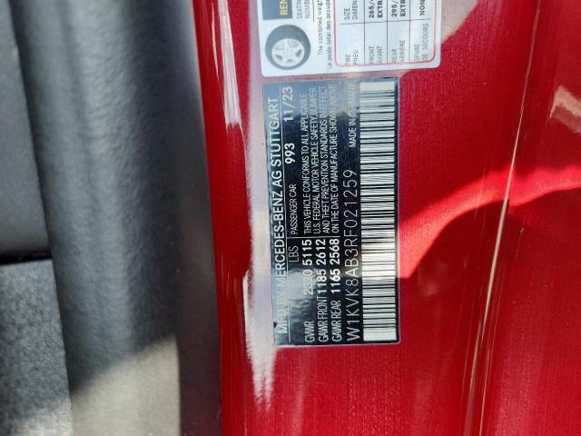 2024 MERCEDES-BENZ SL 55 AMG W1KVK8AB3RF021259