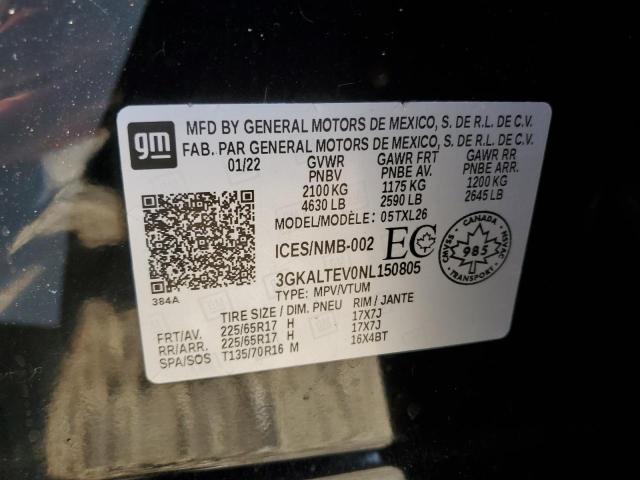 2022 GMC TERRAIN SL 3GKALTEV0NL150805