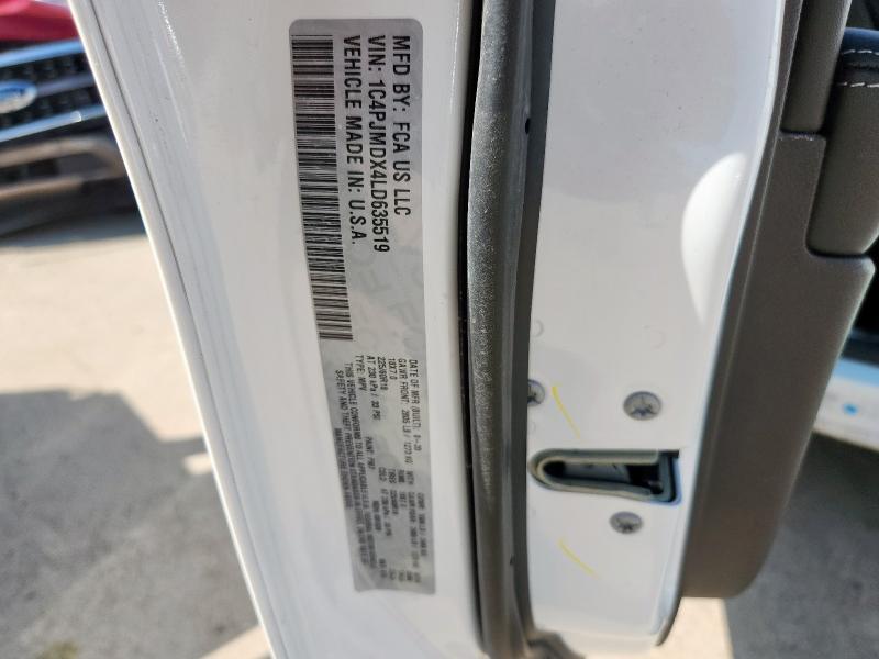2020 JEEP CHEROKEE L 1C4PJMDX4LD635519