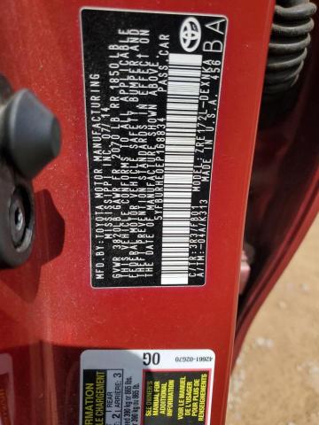 2014 TOYOTA COROLLA L - 5YFBURHE0EP168834