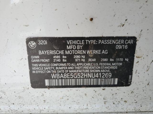 2017 BMW 320 XI WBA8E5G52HNU41269