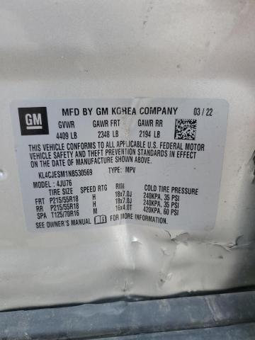 2022 BUICK ENCORE PREFERRED KL4CJESM1NB530569