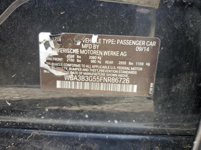 2015 BMW 328 XI WBA3B3G55FNR86726