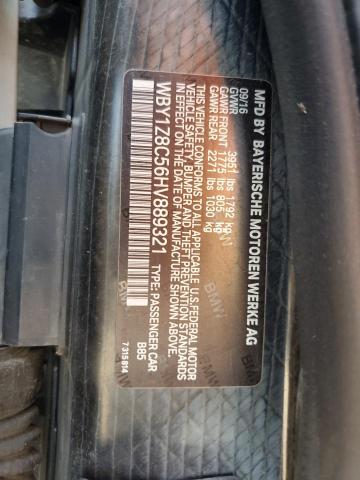 2017 BMW I3 REX WBY1Z8C56HV889321