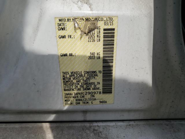 2015 NISSAN ALTIMA 2.5 - 1N4AL3APXFC290978