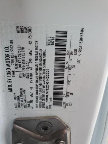 2019 FORD TRANSIT CO NM0LS7E23K1422221