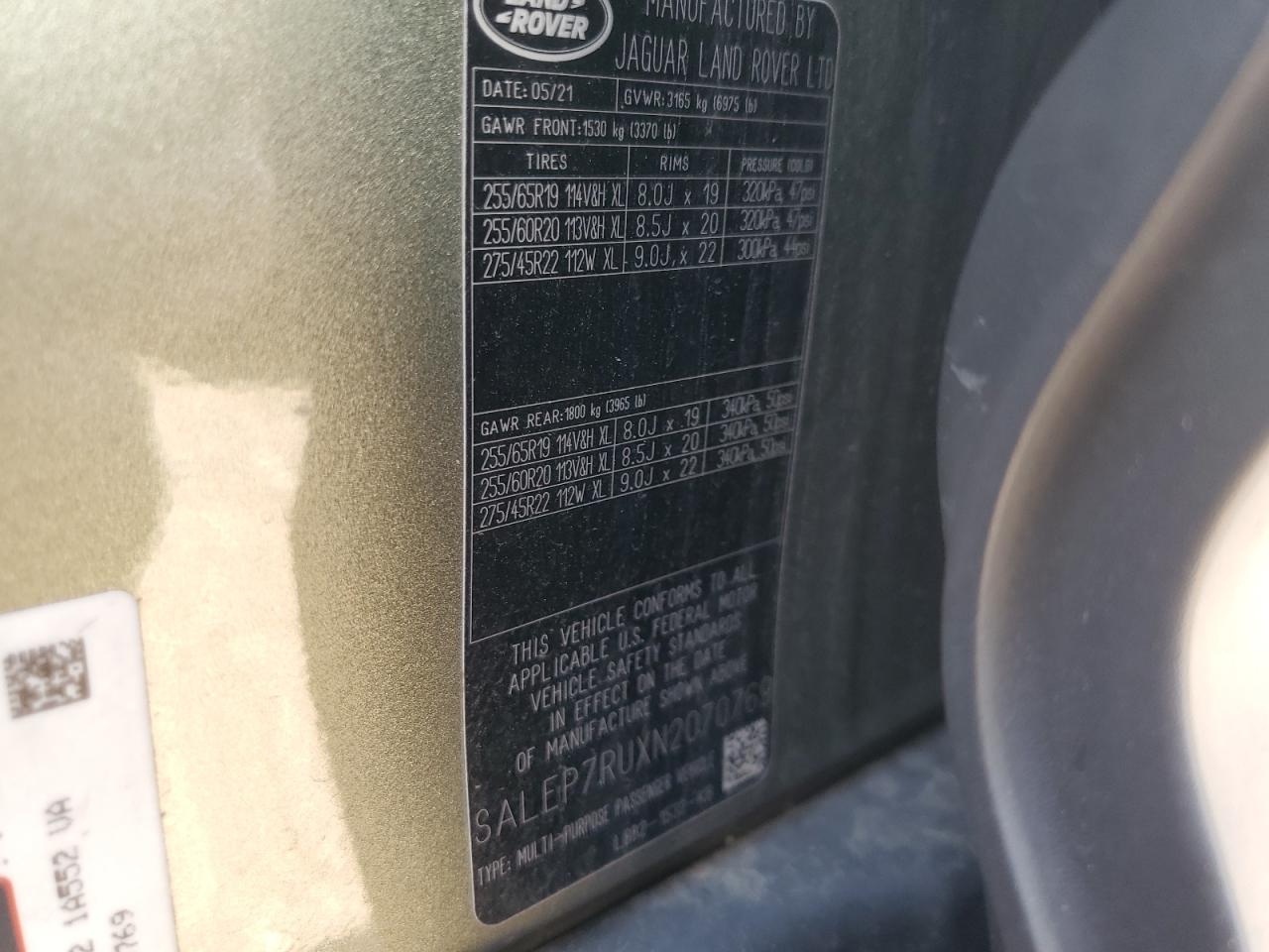 LAND ROVER DEFENDER 110 SE