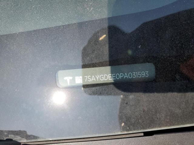 2023 TESLA MODEL Y 7SAYGDEE0PA031593