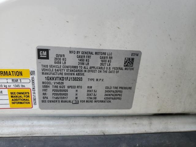 2015 GMC ACADIA DEN 1GKKVTKD1FJ138293