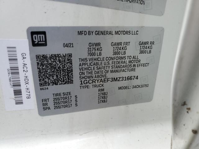 2021 CHEVROLET SILVERADO #3309585600