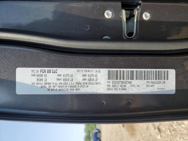 2019 DODGE CHARGER R/ - 2C3CDXCT6KH527060