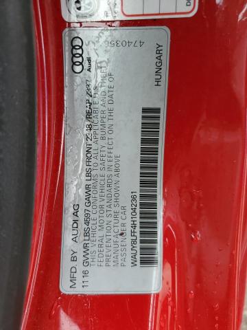 2017 AUDI A3 PREMIUM - WAUY8LFF4H1042361