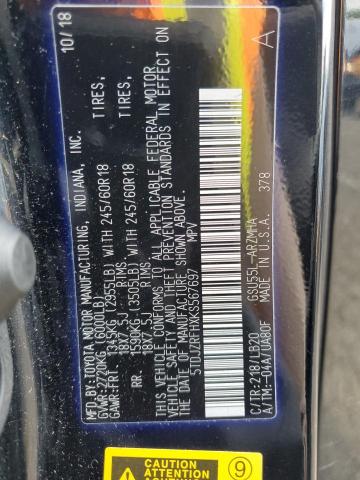 2019 TOYOTA HIGHLANDER - 5TDJZRFHXKS567697