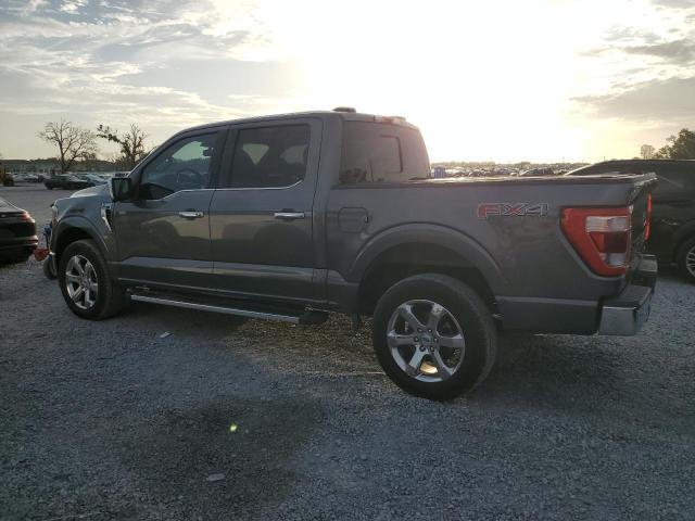 FORD F150 SUPER 2022 gray  gas 1FTFW1E82NFB18195 photo #3