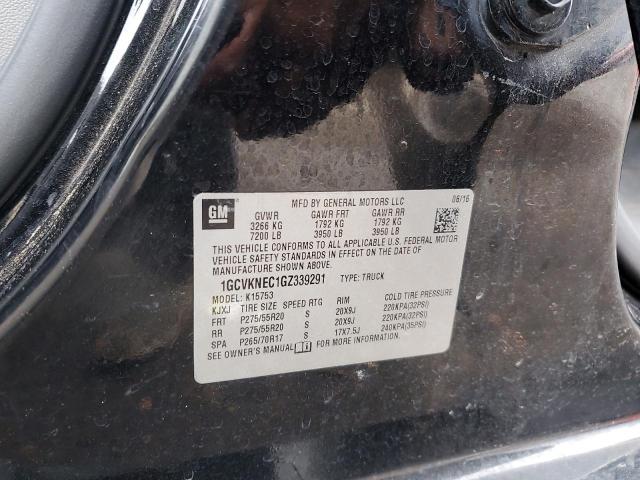 2016 CHEVROLET SILVERADO K1500 1GCVKNEC1GZ339291