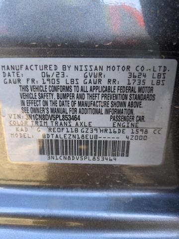 2023 NISSAN VERSA S - 3N1CN8DV5PL853464